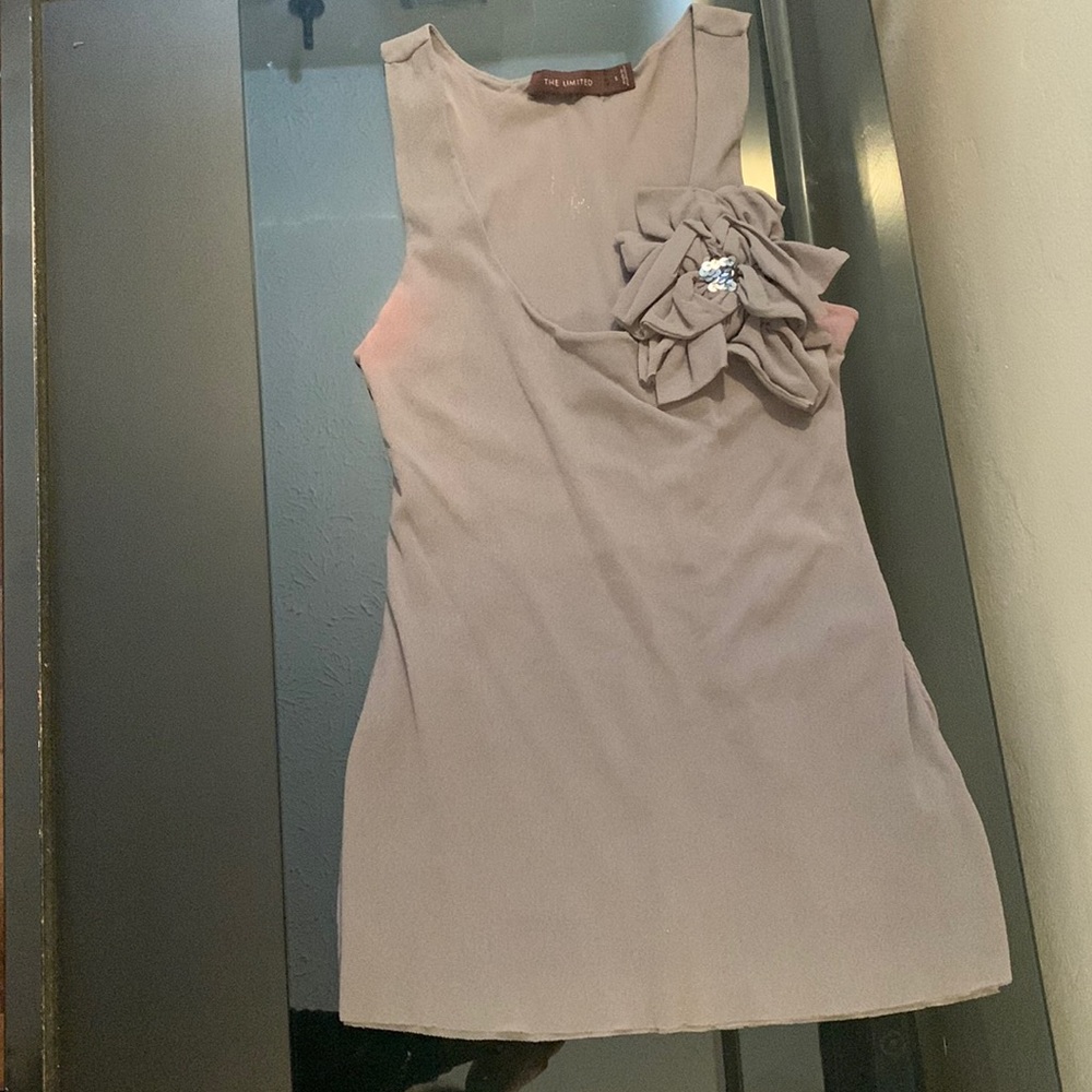 Floral Shoulder Sheer Limited Tank